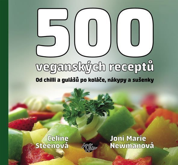 500 veganských receptů book cover
