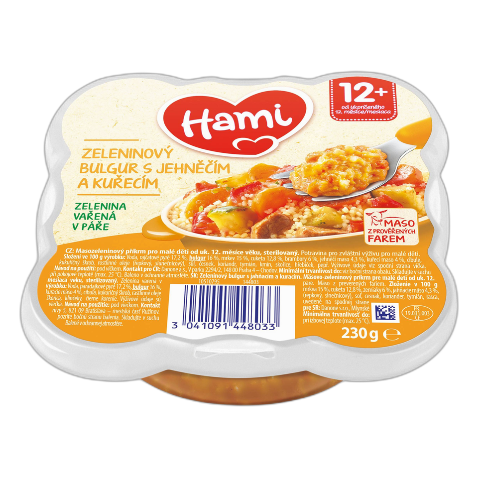 Hami Vegetable Bulgur with Lamb & Chicken Toddler Meal