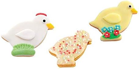 Tescoma Double-Sided Cookie Cutters Chicks, 4 Sizes Delícia