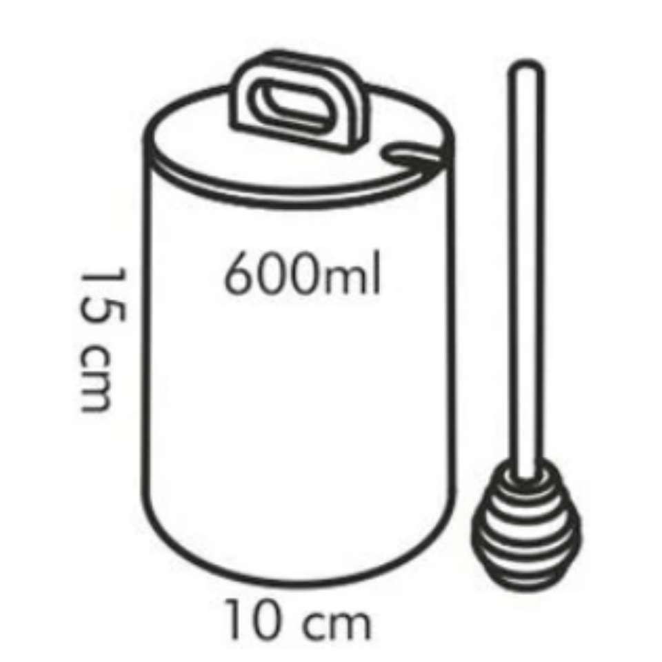 Tescoma Honigbehälter GUSTITO 0,6l, mit Heber