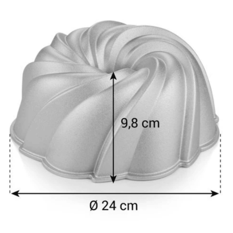 Tescoma Tall bundtform pan DELÍCIA¤24cm,pinwheel