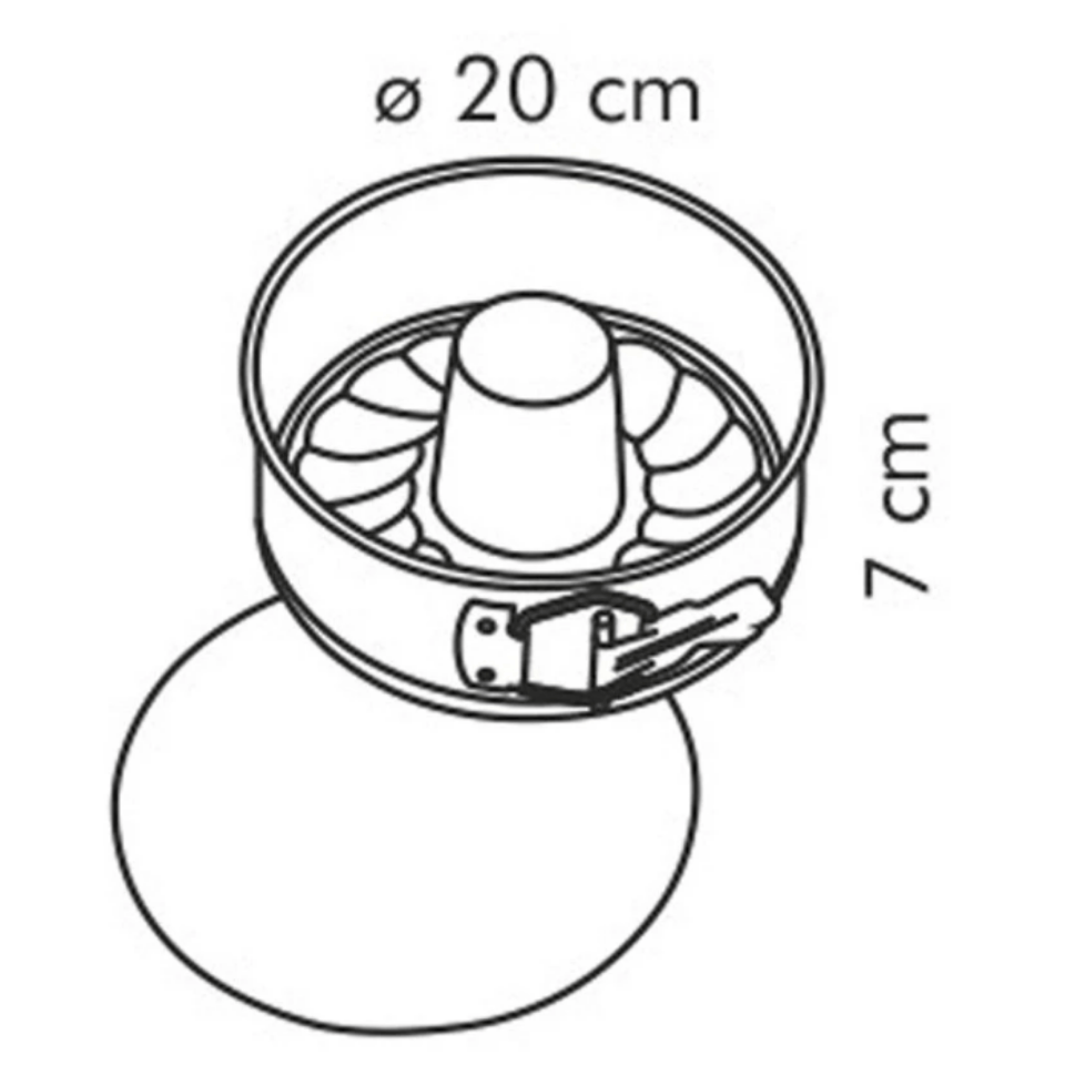 Tescoma Springform Tarte- und Gugelhupfform DELICIA ø 20 cm