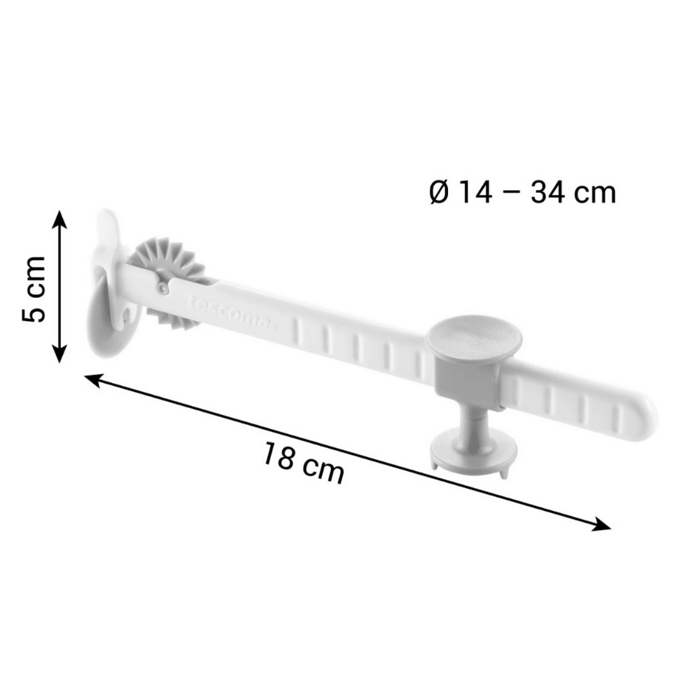 Tescoma Pastry wheel for round shapes DELÍCIA