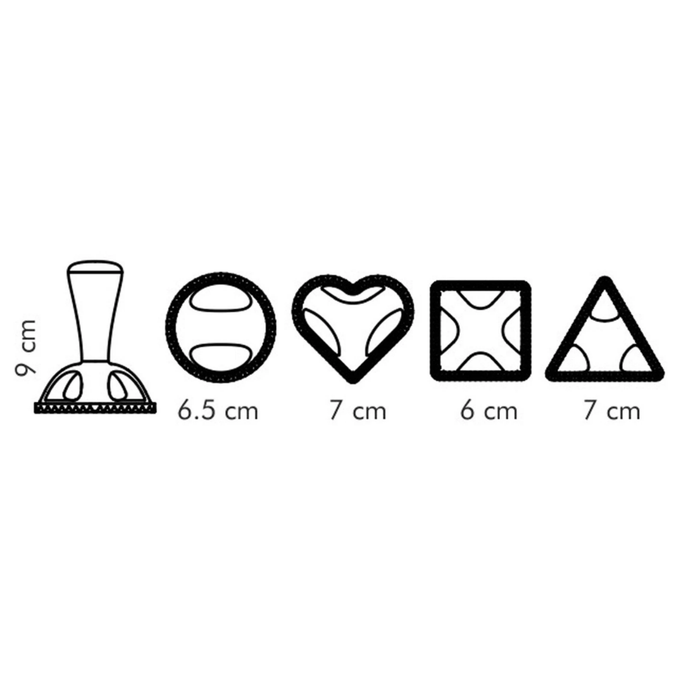 Tescoma Ravioli-Ausstecher DELÍCIA, 4 Formen
