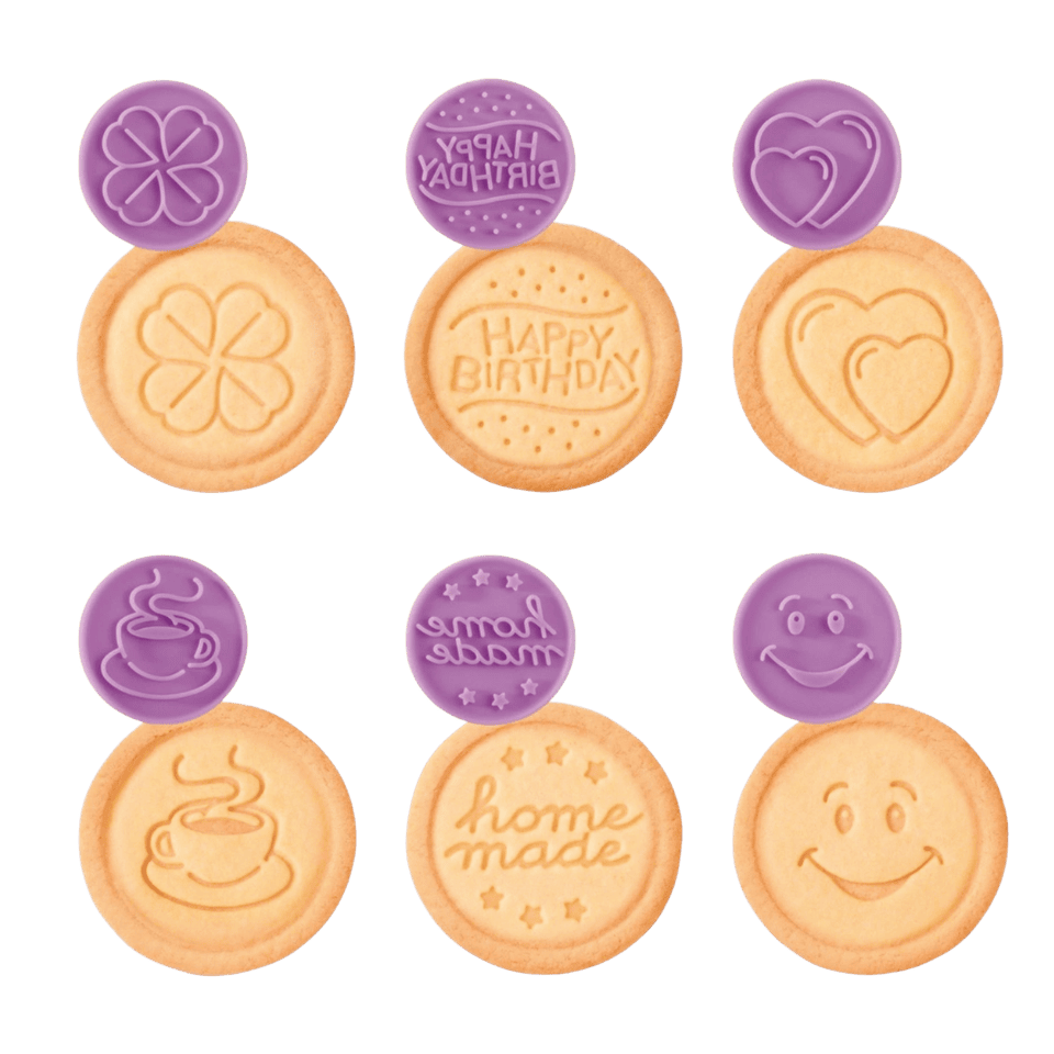 Tescoma Cookie stamp DELÍCIA, 6 party patterns