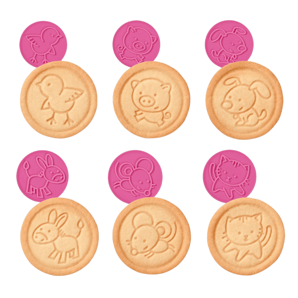 Tescoma Cookie stamp DELÍCIA, 6 little animals