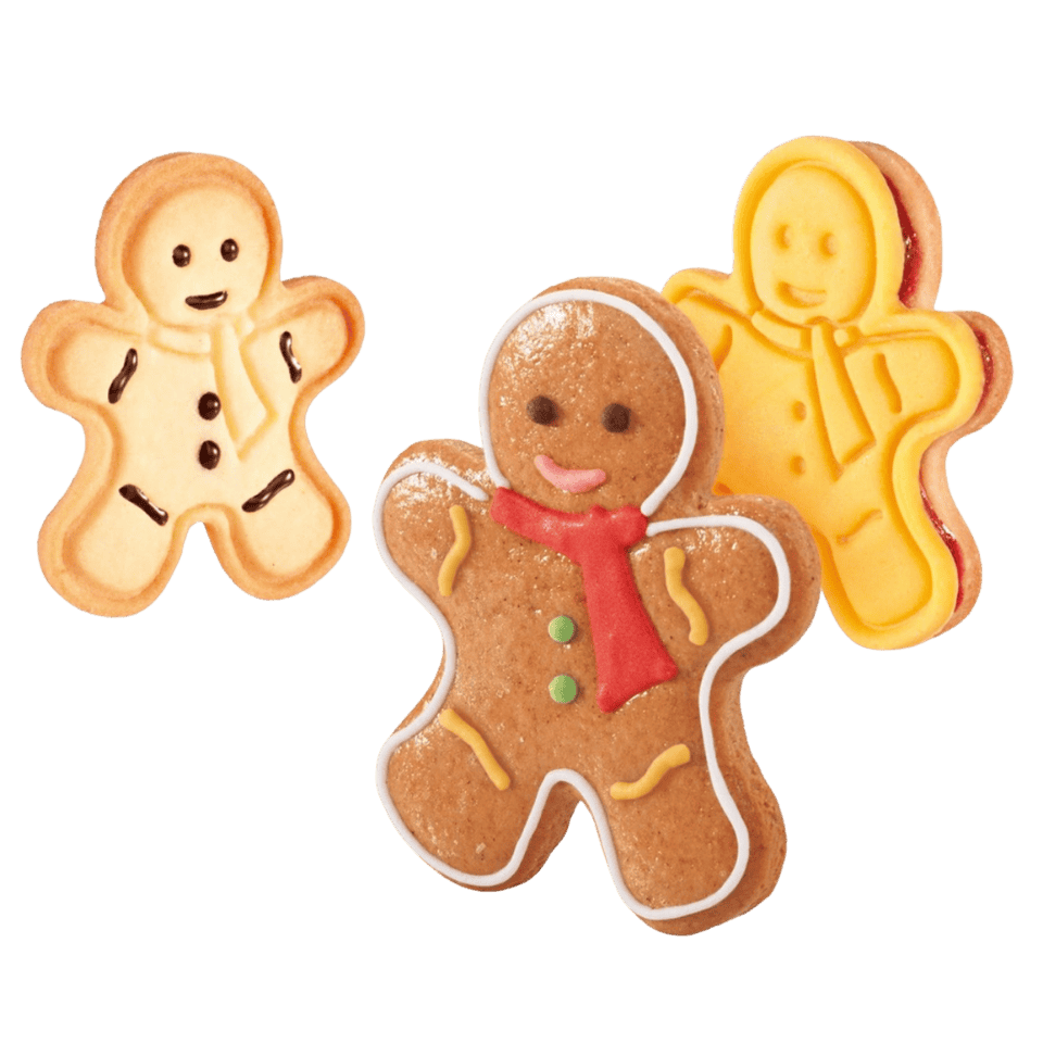Tescoma Cookie cutters with stamp DELÍCIA, 2 pcs, figures Product code 630858.00 Product line: DELÍCIA