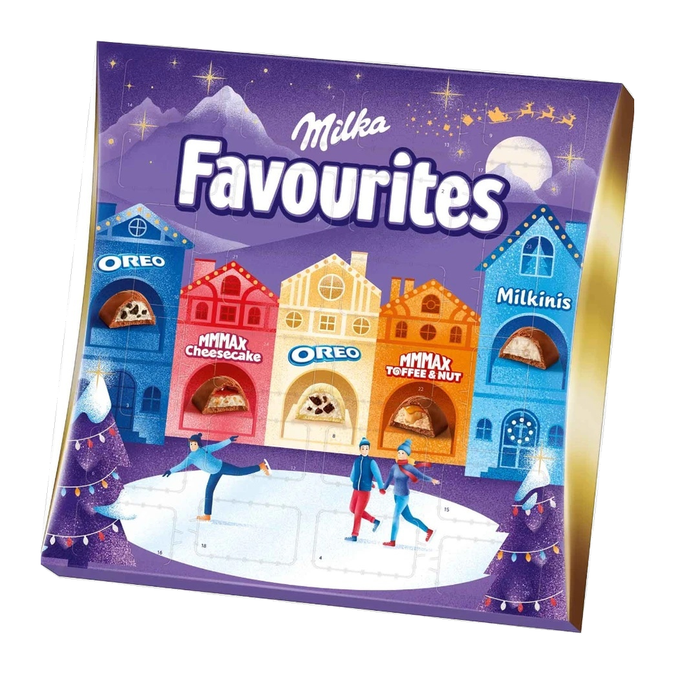 Milka Favourites Advent Calendar 206 g