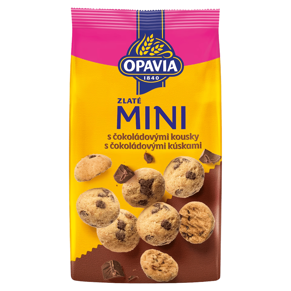 Opavia Zlaté Mini Galletas con Chips de Chocolate