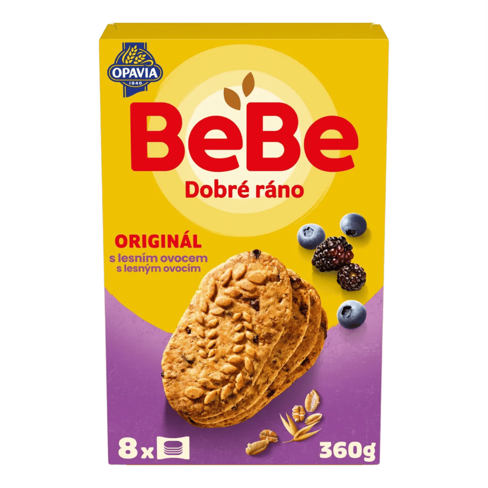 Opavia BeBe Dobré Ráno Frutas del Bosque 400g