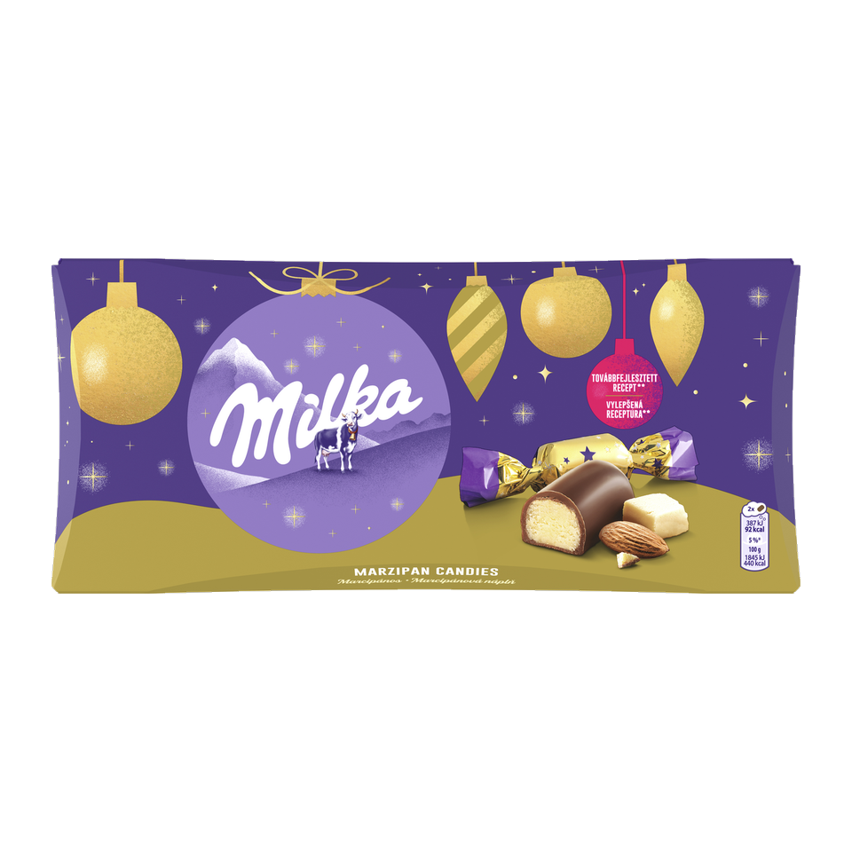Milka Christmas Marzipan Candies