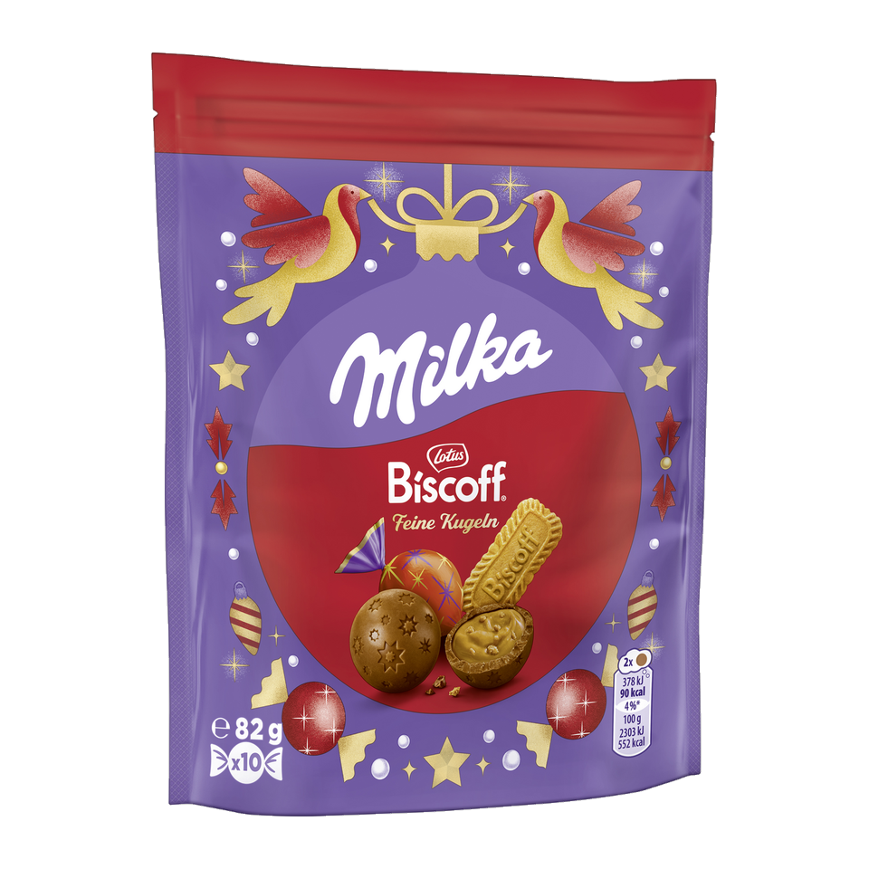 Milka Biscoff Chocolate Balls