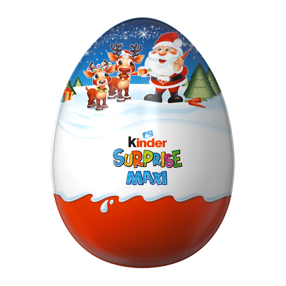 Kinder Surprise Maxi Large Christmas Egg with Toy