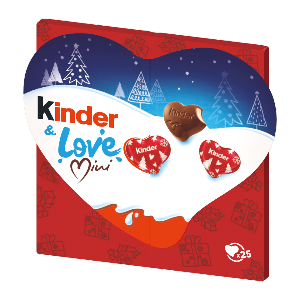 Kinder Love Mini Christmas Hearts