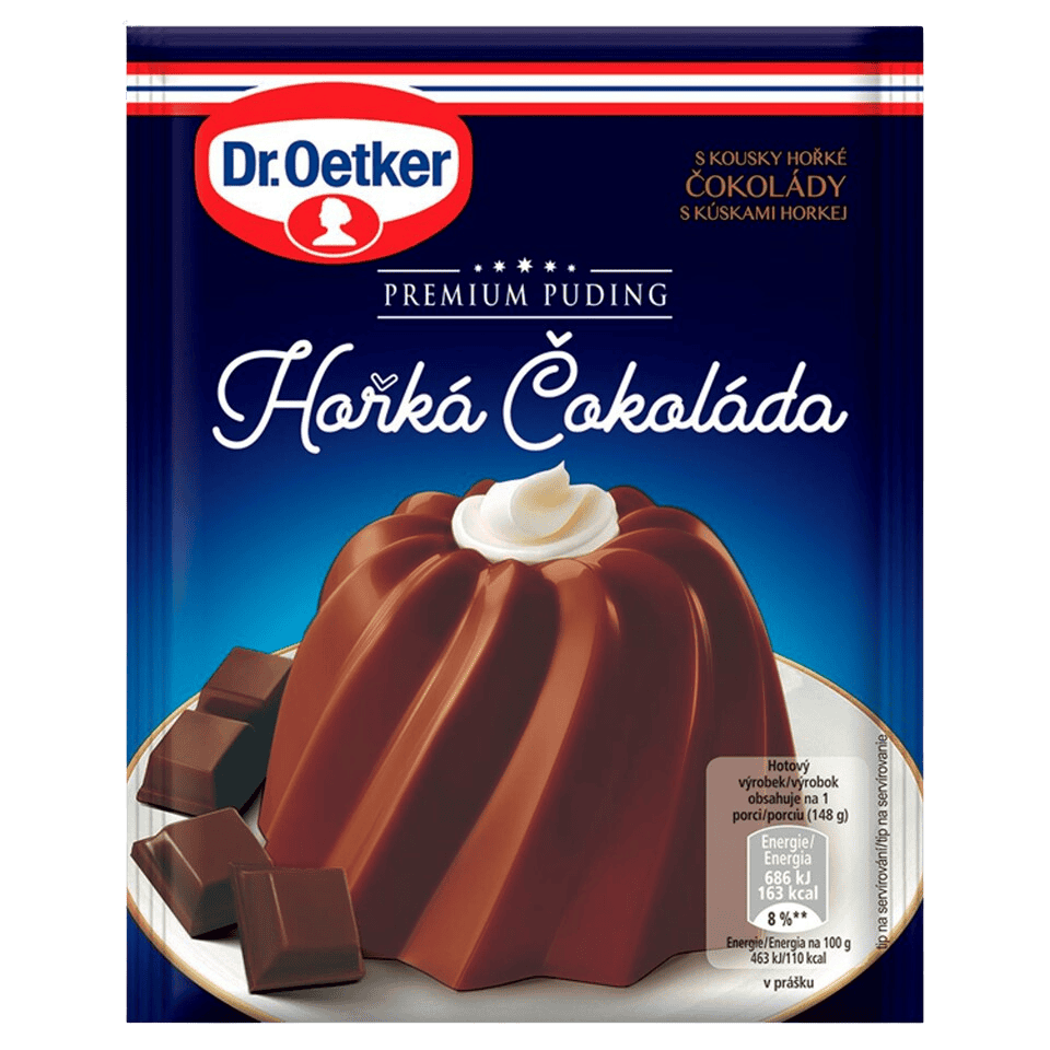 Dr. Oetker Premium Pudding – Dark Chocolate Flavor