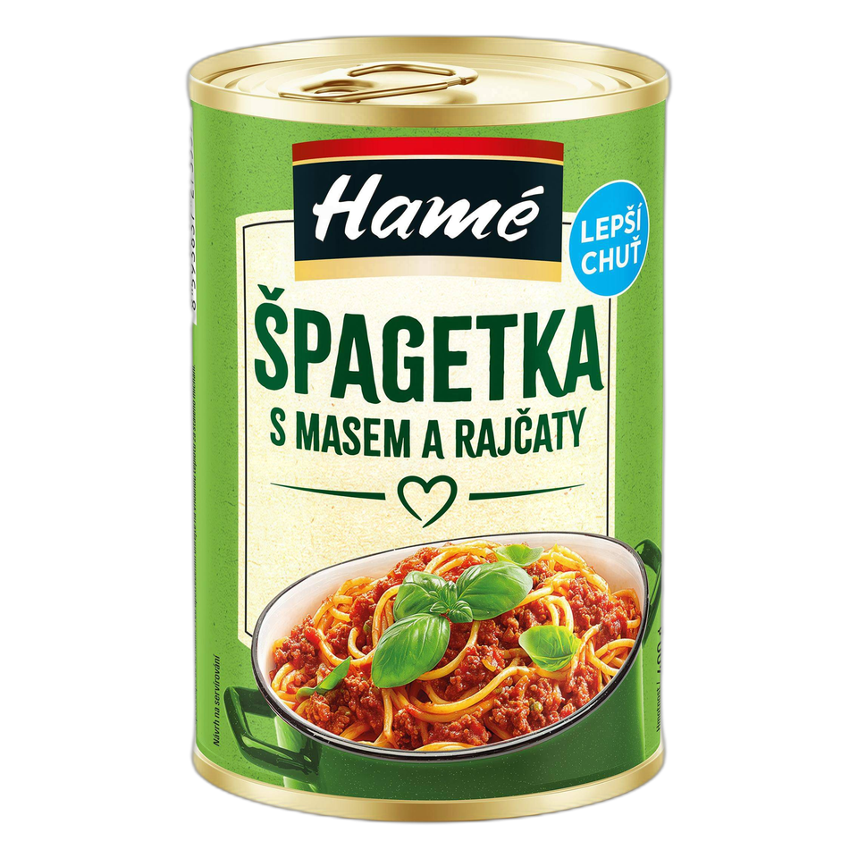 Hamé Špagetka Pasta with Meat and Tomato