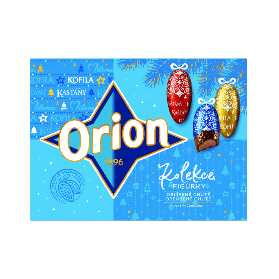 Orion-Trüffel-Milchschokolade-Figuren / Lanyzove Figurky Mlecne