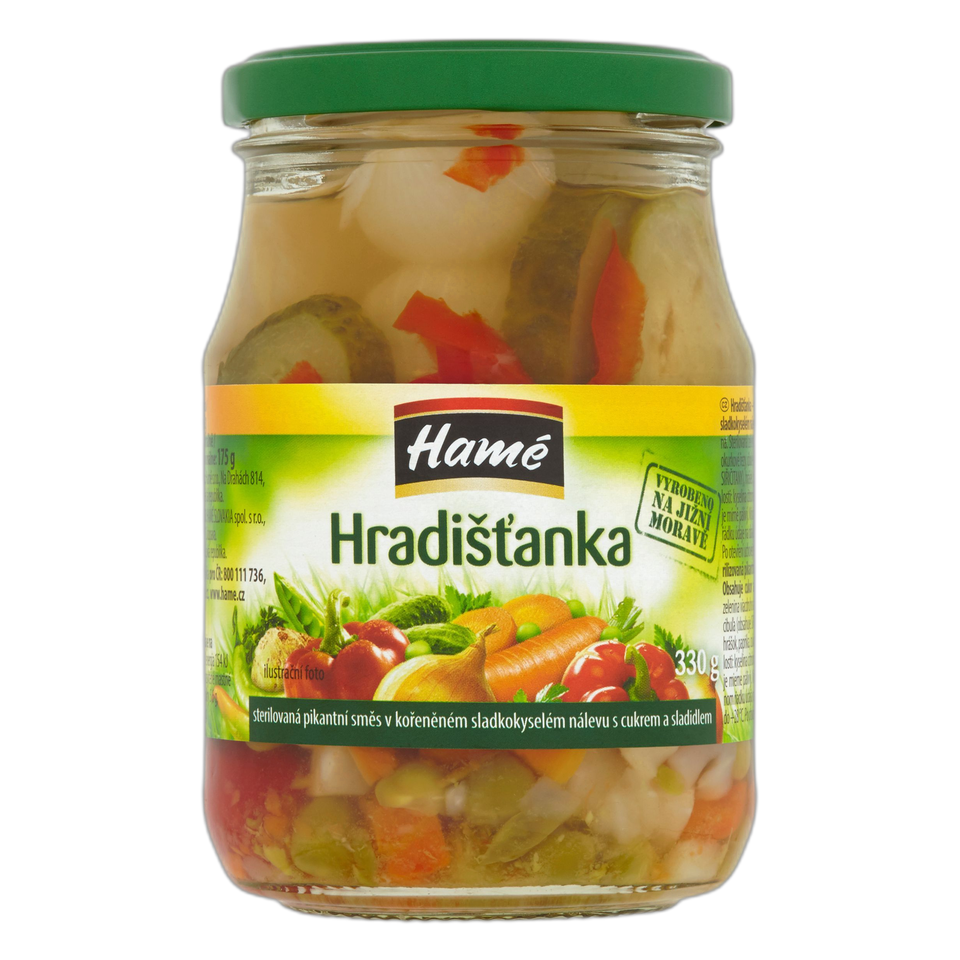 Hamé Hradišťanka Mixed Pickled Vegetables