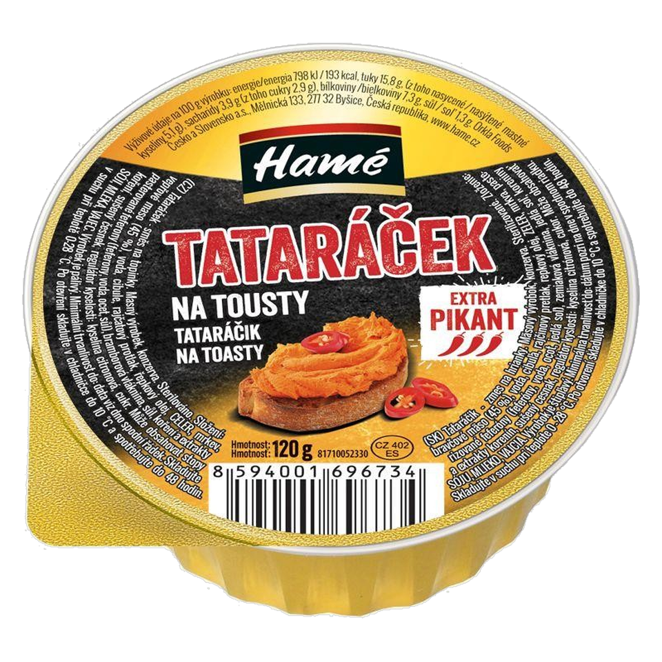 Hamé Tataráček Meat Spread for Toast
