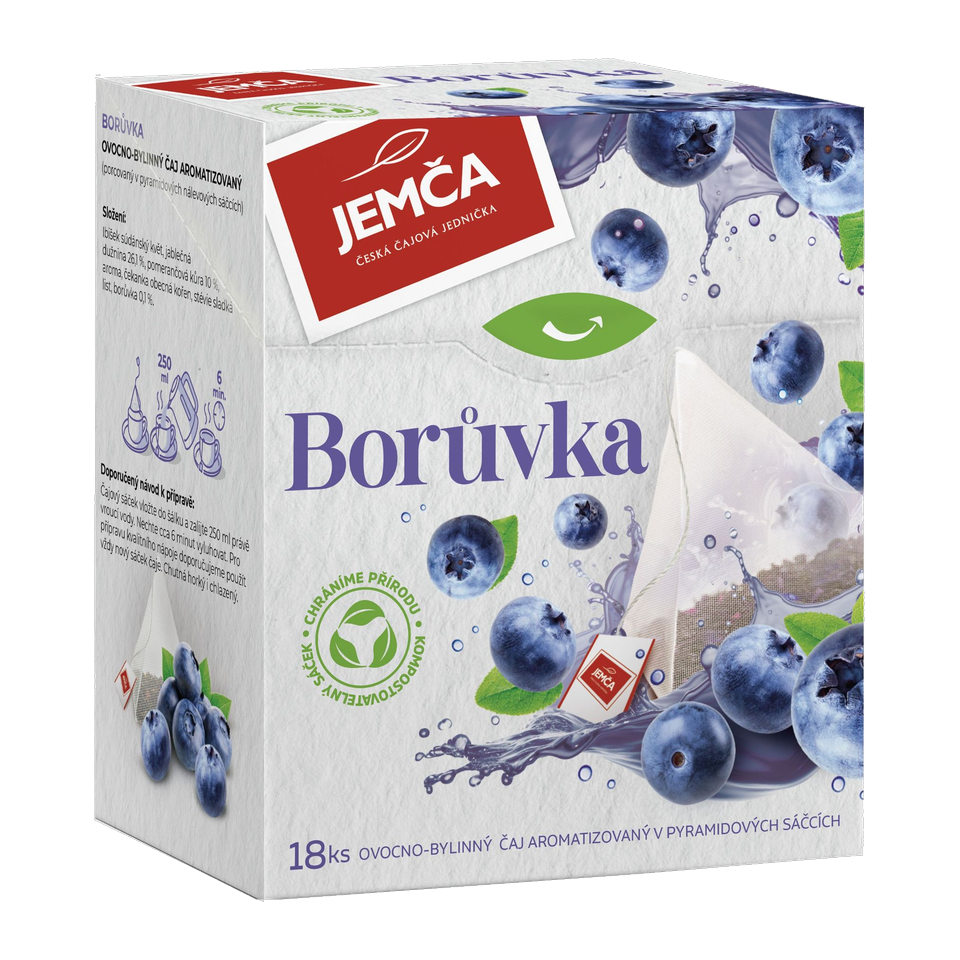 Jemca Blueberry Pyramid Fruit Tea