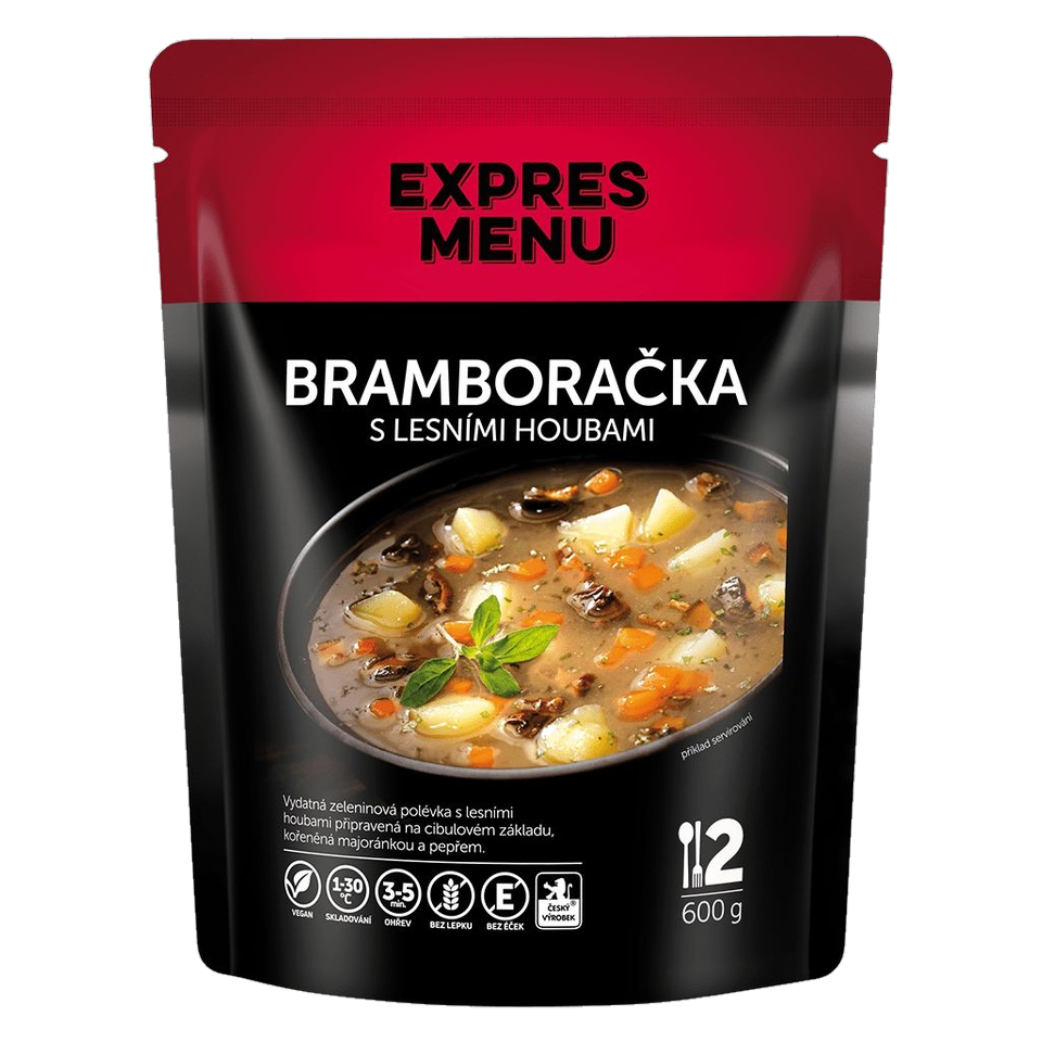 Expres Menu Potato Soup with Wild Mushrooms