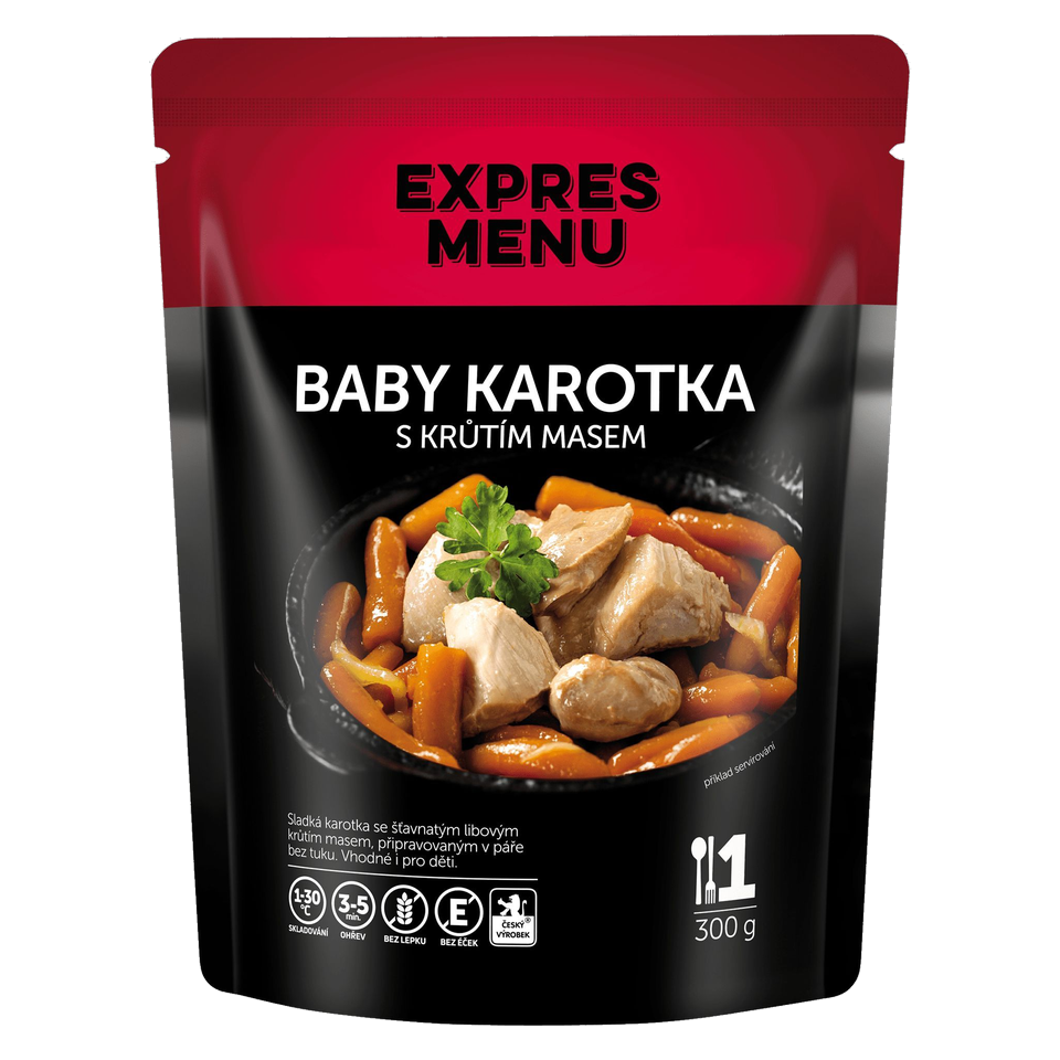 Expres Menu Baby Carrots with Turkey
