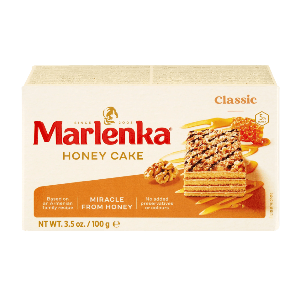 MARLENKA® Honey Cake with Walnuts – 100g