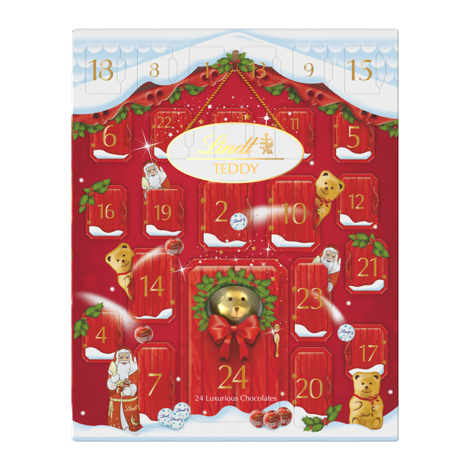 Lindt Teddy Advent Calendar House