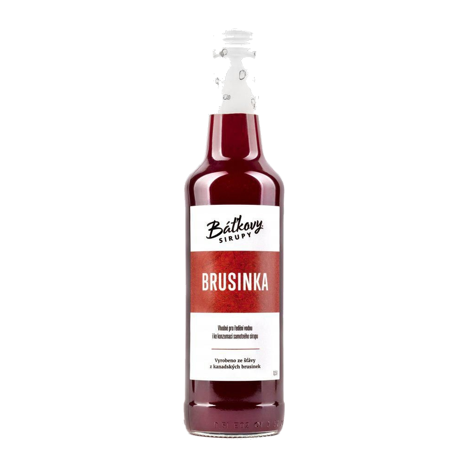 Batkovy Sirupy Cranberry Syrup