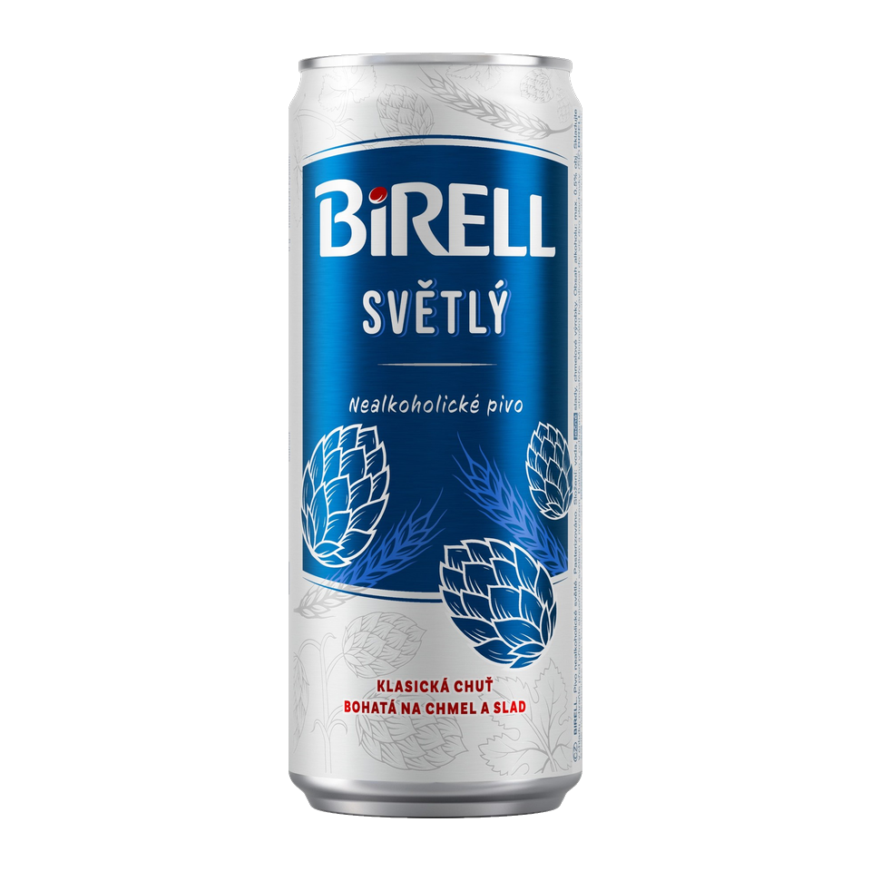 Birell Pale Non-Alcoholic Lager Can
