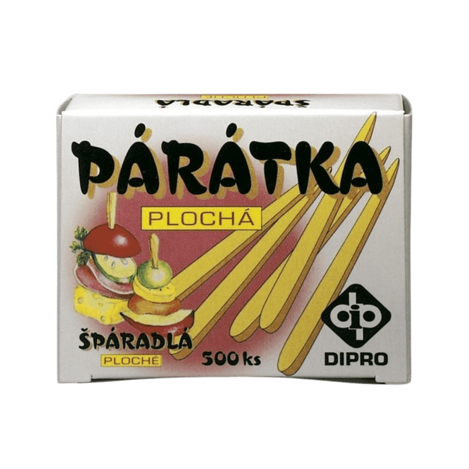 Dipro Flat Wooden Toothpicks 500 pcs