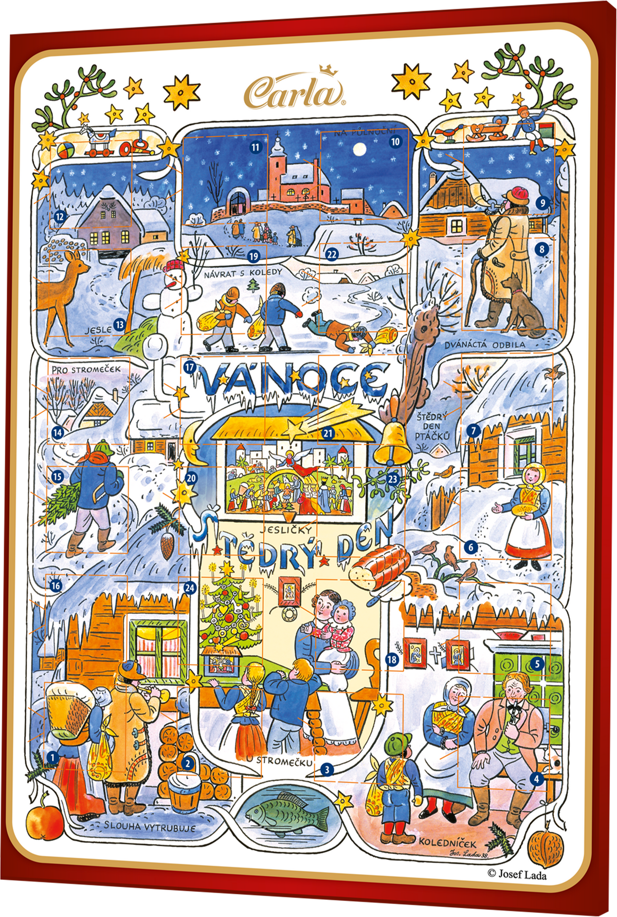 Calendario de Adviento Carla / Carla Adventni Kalendar (Visual Aleatorio)
