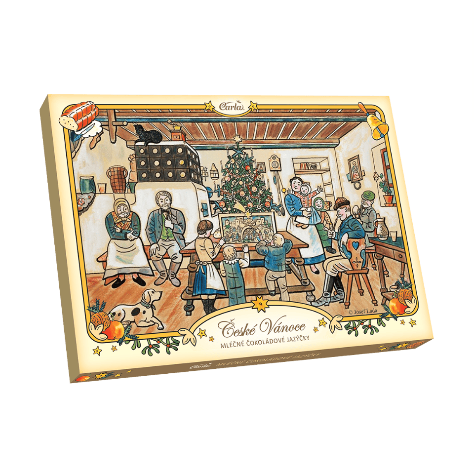 Carla Lada Christmas Chocolate Tongues 100g