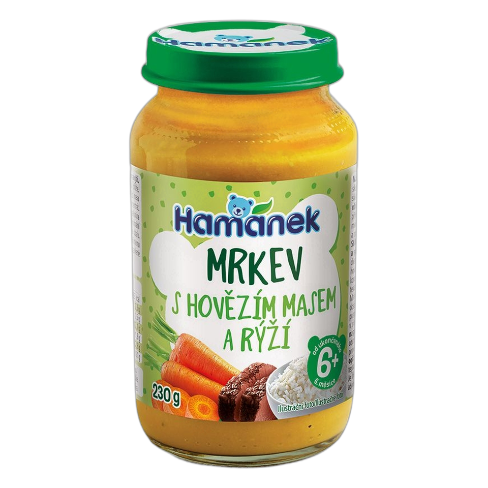Hamánek Rice with Carrot & Beef Baby Meal