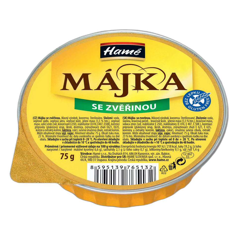 Hamé Májka Venison Delicacy Pâté