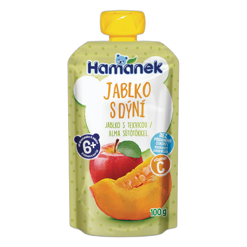Hamánek Apple & Pumpkin Baby Puree