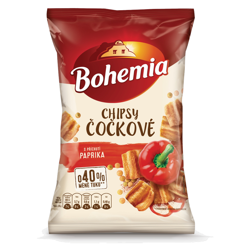 Bohemia Lentil Chips Paprika