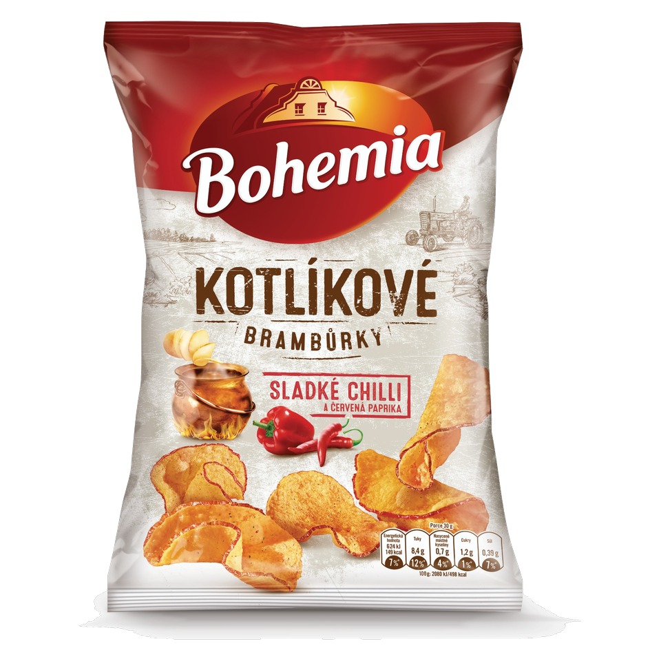 Bohemia Kettle Chips Sweet Chilli and Red Pepper