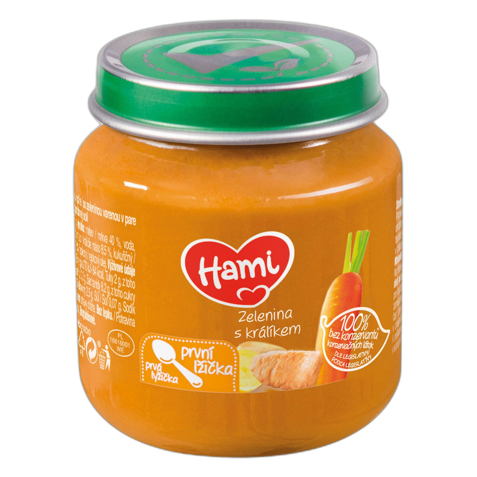 Hami Vegetables with Rabbit First Spoon Baby Meal