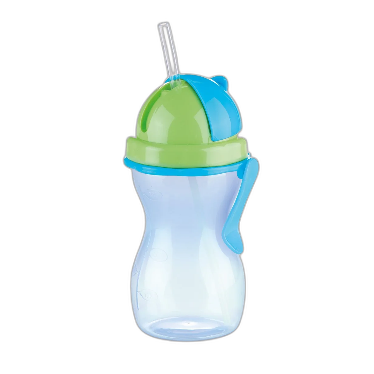Tescoma Baby bottle w.straw BAMBINI 300ml,gr-bl