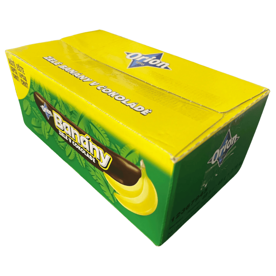 Orion Banany Jelly in Chodolate - Box (48 Stück)