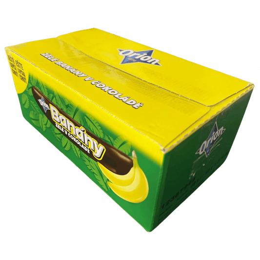 Orion Banany Jelly in Chodolate - Box (48 Stück)