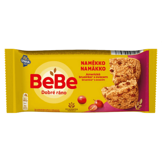 Opavia BeBe Dobre Rano Weiches Müslibrötchen mit Preiselbeeren und Früchten