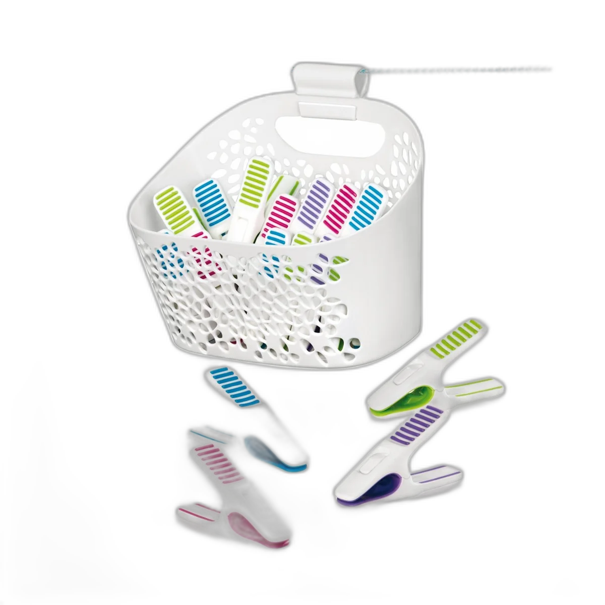 Tescoma Clothes pegs in basket CLEAN KIT, 20 pcs