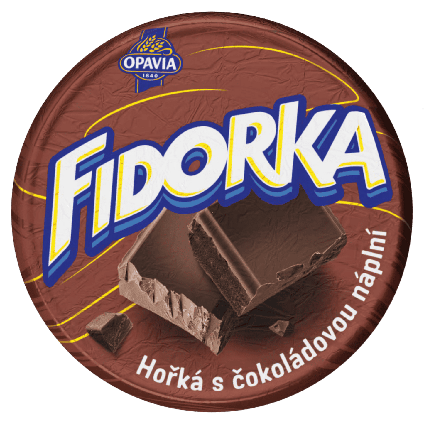 Opavia Fidorka Dark Chocolate with Chocolate Filling