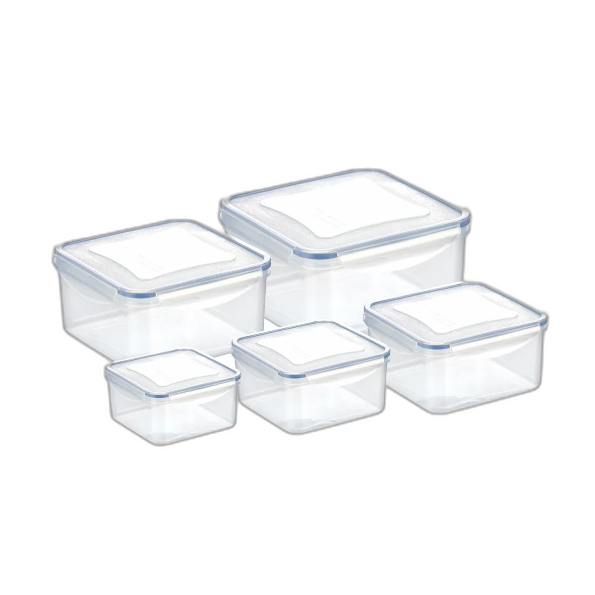Tescoma Container FRESHBOX 5 stuks, vierkant