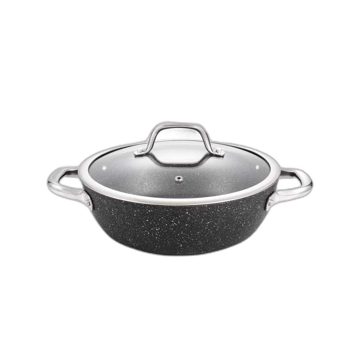 Tescoma Deep fr.pan PRESIDENT Stone w.cover¤24cm