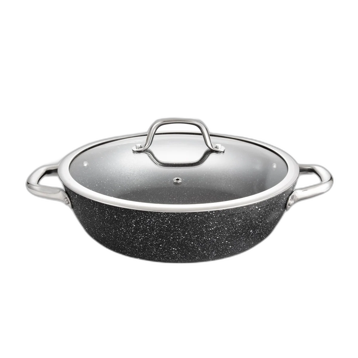 Tescoma Deep fr.pan PRESIDENT Stone w.cover¤28cm