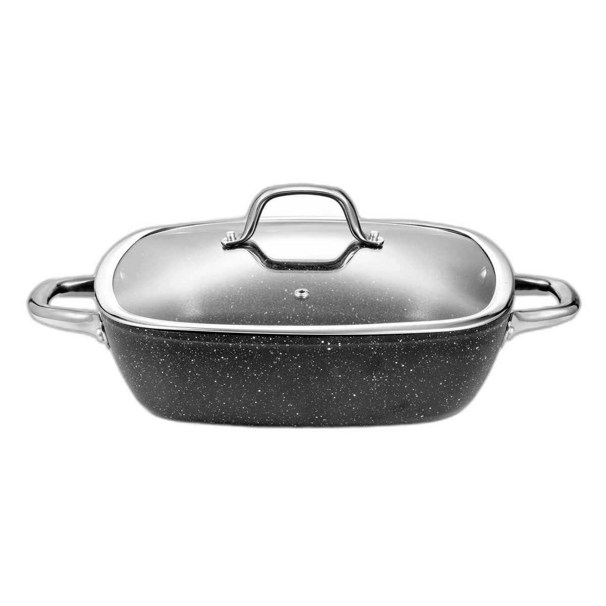 Tescoma Deep sq.fr.pan PRES.Stone w.c.,28x28cm