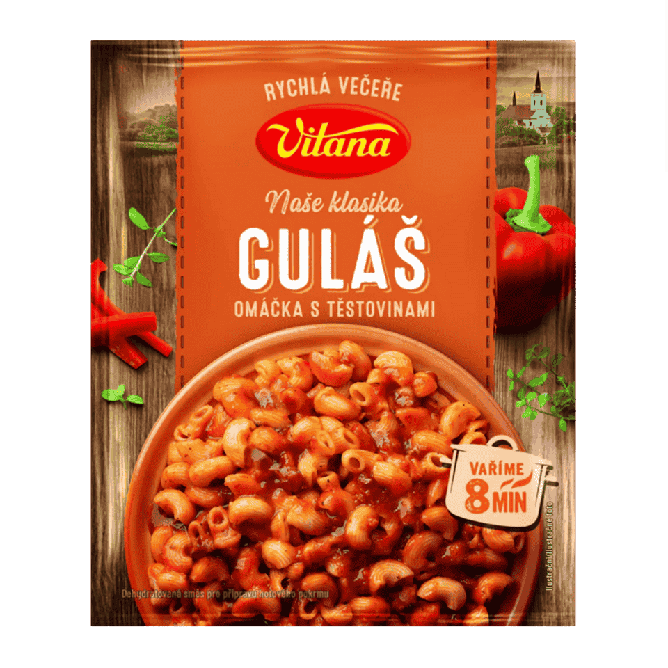 Vitana Goulash Sauce with Pasta